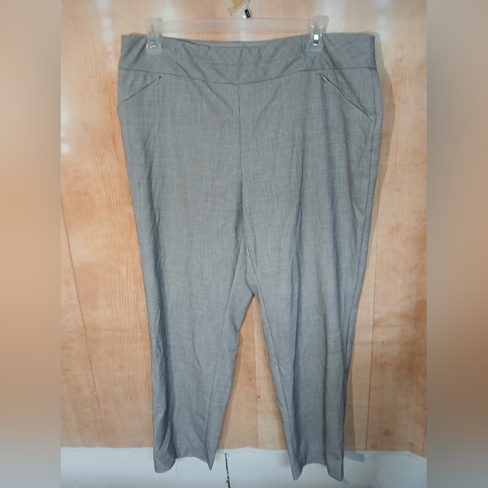 Investments Gray Trousers Relaxed Fit Lightweight